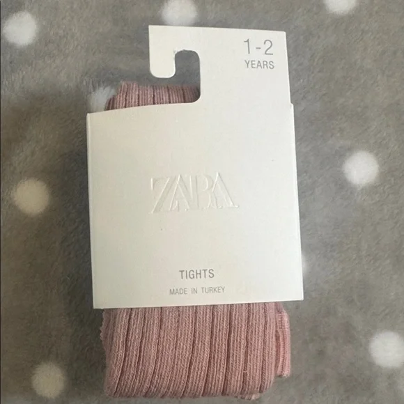 Zara Baby Ribbed Tights - Picture 4 of 6